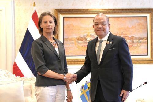 "พิชัย" ถกทูตสวีเดน มุ่งรุกตลาดยุโรป ดัน FTA ไทย–EU พร้อมชวนนักลงทุนร่วมงานแฟร์ THAIFEX-ANUGA ASIA 2025
