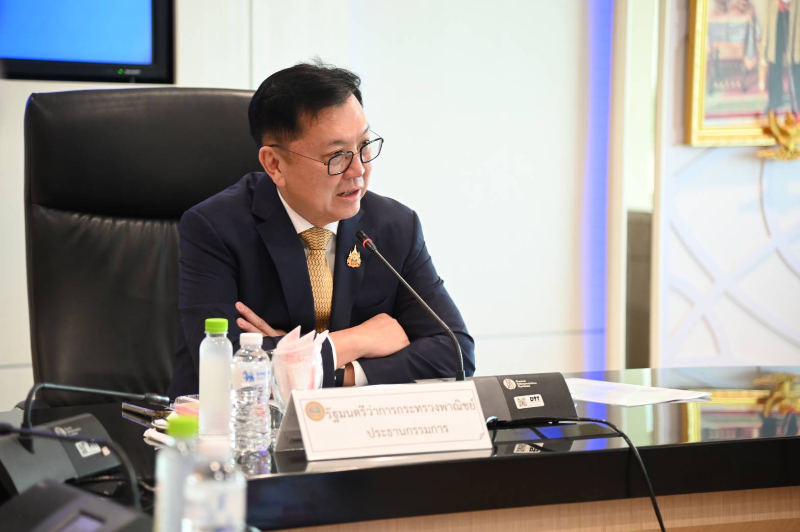 นายจตุพร บุรุษพัฒน์ รัฐมนตรีว่าการกระทรวงพาณิชย์ เป็นประธานการประชุมคณะกรรมการนโยบายและบริหารจัดการข้าวโพดเลี้ยงสัตว์ (นบขพ.) ครั้งที่ 5/2568 ในวันพฤหัสบดีที่ 28 สิงหาคม ๒๕๖๘ ณ กระทรวงพาณิชย์