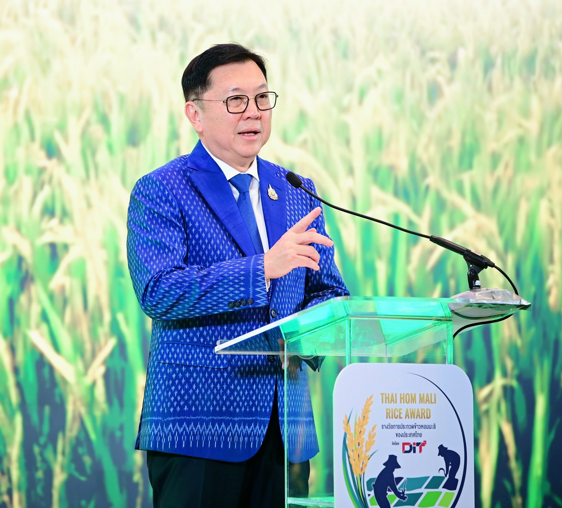 “จตุพร” มอบ 21 รางวัล Thai Hom Mali Rice Award 2024 เชิดชู เกษตรกร-สถาบันเกษตรกร มุ่งมั่นในการรักษาและพัฒนาคุณภาพข้าวหอมมะลิไทย จนเป็นที่ยอมรับในระดับสากล"