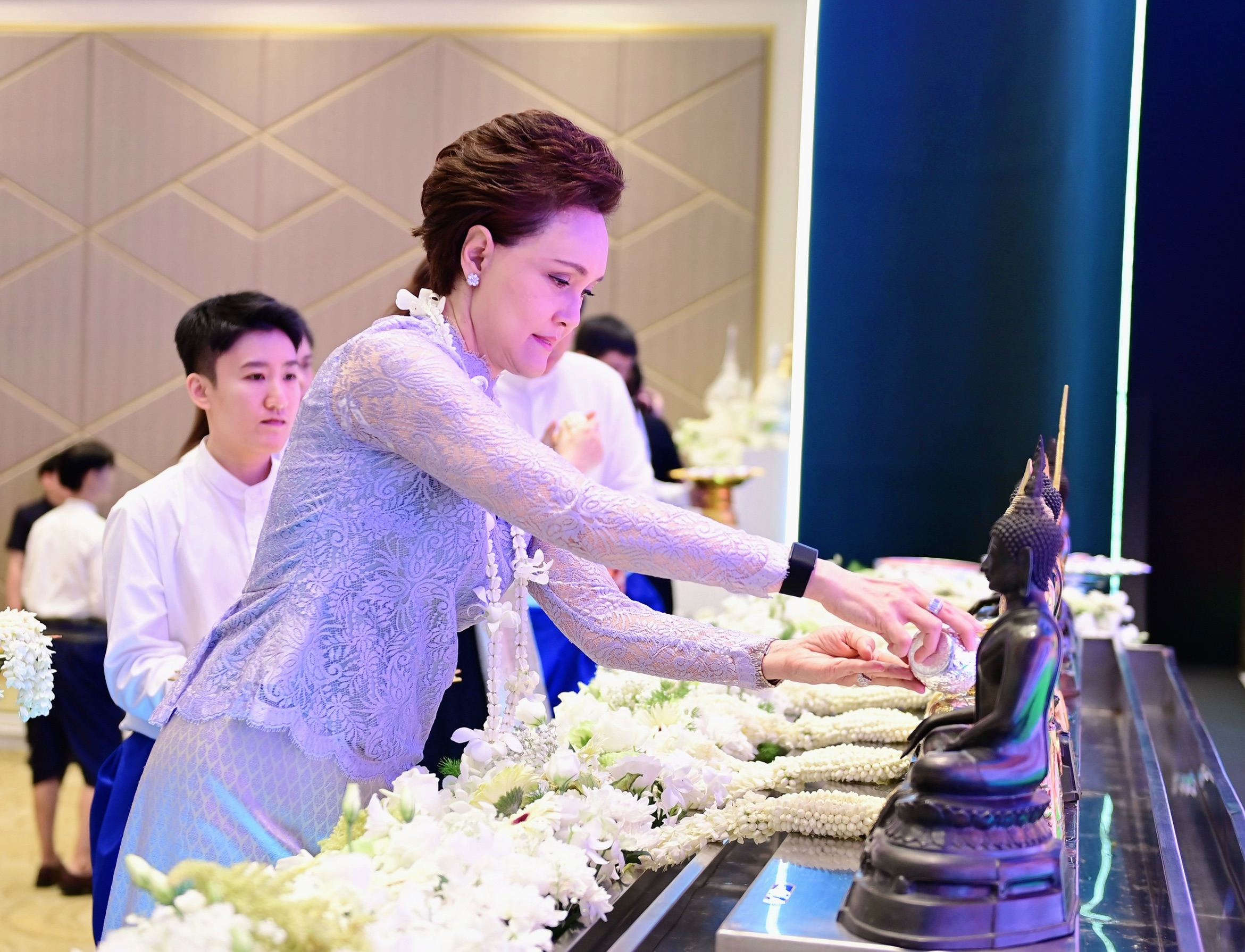 นางศุภจี สุธรรมพันธุ์ รองนายกรัฐมนตรีและรัฐมนตรีว่าการกระทรวงพาณิชย์เป็นประธานในงาน &ldquo;พาณิชย์สัมพันธ์ สืบสานสงกรานต์ไทย&rdquo; เมื่อวันศุกร์ที่ 3 เมษายน 2569 ณ กระทรวงพาณิชย์