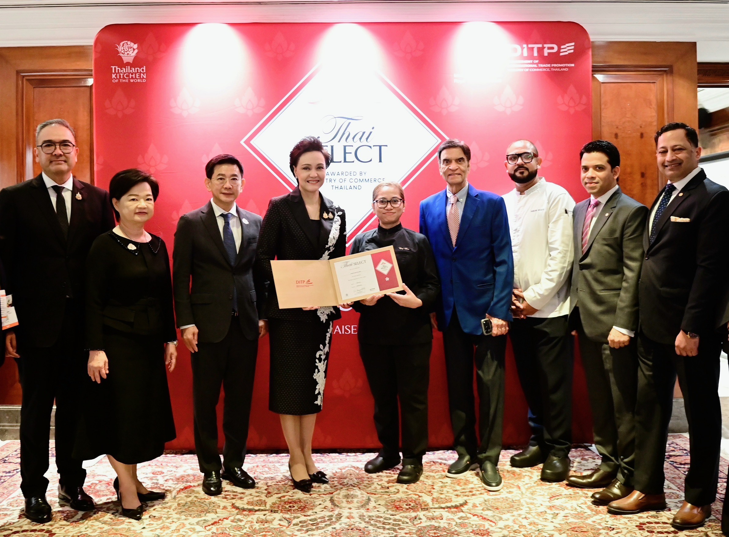 "พาณิชย์" เยือน "Erawaan" ร้าน Thai SELECT 1 ดาว โปรโมตอาหารไทยในอินเดีย