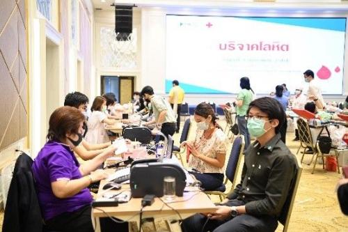 ผู้บริหาร ข้าราชการ เจ้าหน้าที่กระทรวงพาณิชย์และประชาชน ร่วมบริจาคโลหิต ให้แก่สภากาชาดไทย โดยมีผู้เข้าร่วมบริจาคโลหิต จำนวน 361 คน เมื่อวันที่ 3 กุมภาพันธ์ 2564  ณ ห้องบุรฉัตรไชยากร อาคารสำนักงานปลัดกระทรวงพาณิชย์